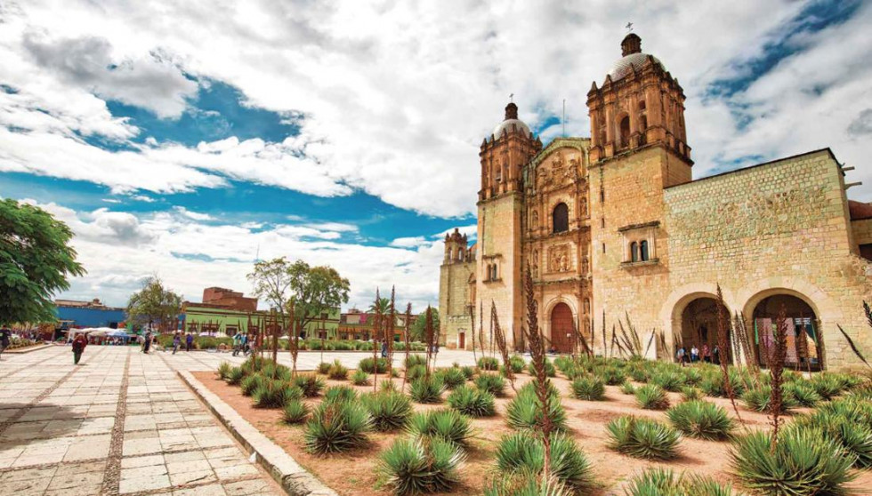 Templo de Santo Domingo de Guzmán en la ciudad de Oaxaca