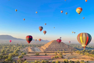 Vuelo en globo teotihuacan